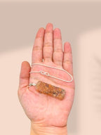 Crystal Necklace Pendant for Women Men - Orgone Necklace Pendant of Healing Crystal for Protection-Spiritual Jewelry - color: Carnelian