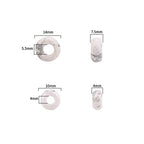 BEADIA Natural White Howlite Rondelle Stone with Large Hole (4mm) Loose Semi Gemstone Beads for Jewelry Making 10mmx4mm 24pcs - color: White Howlite, size: 10mm x 4mm