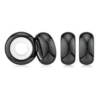 DALARAN Stopper Beads for Bracelets 925 Sterling Silver Clip Spacer Charm Bracelet Stoppers - style: 4Pcs Black Charm Stoppers