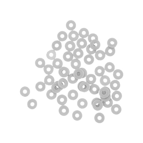 Mandala Crafts Gray Heishi Beads 6mm – 3000 Flat Polymer Disc Clay Beads for Adult Jewelry Making Spacer Beads, Bracelets, Necklaces, and Earrings - color: Gray, size: 6mm 3000 PCs