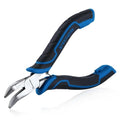 SPEEDWOX 5-Inch Bent Chain-Nose Pliers Mini 45-Degree Bent Nose Pliers For Jewelry Making Pvc Grip Handle With Double Leaf Springs Curved Nose Plier For Jewelry Making Repairing Tool - style: Bent Nose Pliers