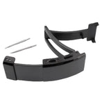 StrapHabit Quick Adjust Ratcheting Deployant Watch Clasp Buckle - Stainless Steel Deployment for Stainless Steel Bracelets - color: Black, size: 20mm