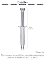 QWALIT Piercing Taper Threadless Insertion Tool - Titanium Labret Pin 16g, 18g, 20g - color: 11 - Ball Grabber Tool