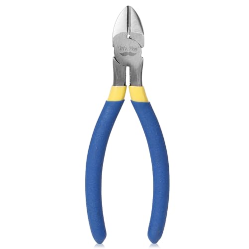 Mr. Pen - 6 Inch Diagonal & Flush Cutting Pliers with Side, Wire & Floral Cutters - color: Blue, size: 6 inch, 1 Pack