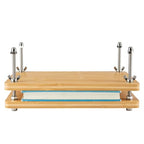 Bamboo Wooden Book Press for Bookbinding - Portable Bookbinding Machine and Book Press (11.6 x 7.9 inches) - style: Bamboo Book Press