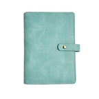 Travel Jewelry Binder Organizer Ring Binders - Jewelry Boxes PU Leather Case with Zipper Velvet Jewelry Pouch Bags for Daily Use & Gifting - Mint Green - color: Flatpattern_mint Green