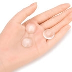 Adabele 50pcs Transparent Glass Dome Cabochons 20mm Non-calibrated Clear Round Cab Tiles for Photo Cameo Resin Bezel Pendant Craft Jewelry Making CF68-20 - size: 20mm (0.79 inch)