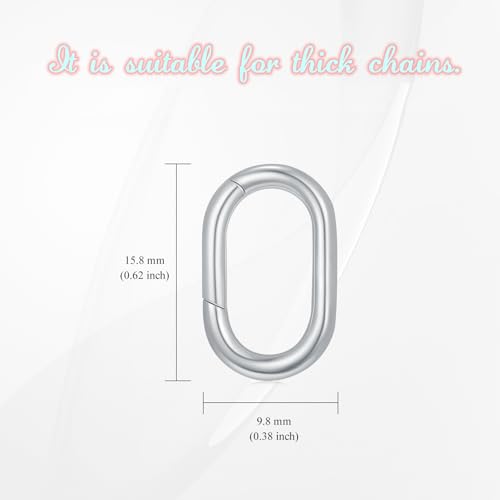 14K Gold Jewelry Clasp Necklace Extender Clasp Bracelet Extension Connector for DIY Necklace Bracelet Anklet Jewelry Making (Style 3-White) - size: Style 3-White