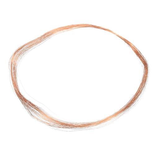PATIKIL 33 Feet Solid Bare Copper Wire, 38 Gauge 99.9% Pure Copper Wire 0.1mm Soft Beading Wire Metal Plant Stem Ties for Jewelry Craft (10m) - size: 0.1mmx10m