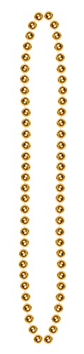 Party Beads - Small Round - size: 12-Pack, style: Gold (12-Pack)