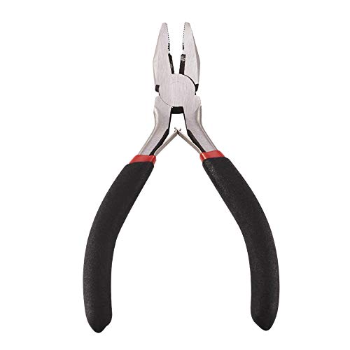 Beadthoven 1Set Wire Cutter Pliers with Polishing Serrated Jaws Jewelry Tools for Electrical Wire Wiring Cutting 12cm/4.7 Inch Long - color: Gunmetal, size: Wire Cutter Pliers