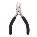 Beadthoven 1Set Wire Cutter Pliers with Polishing Serrated Jaws Jewelry Tools for Electrical Wire Wiring Cutting 12cm/4.7 Inch Long - color: Gunmetal, size: Wire Cutter Pliers