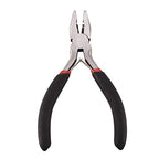Beadthoven 1Set Wire Cutter Pliers with Polishing Serrated Jaws Jewelry Tools for Electrical Wire Wiring Cutting 12cm/4.7 Inch Long - color: Gunmetal, size: Wire Cutter Pliers