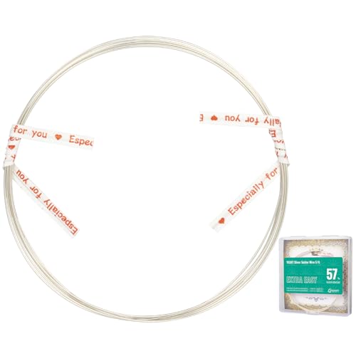 Silver Solder Wire Extra Easy Silver Solder 26 Gauge For Jewelry Repair Silver Repair 5 FT - color: Extra Easy Solder, size: 26 Gauge 5 Ft