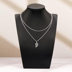10 Pack Silver Necklace Set Delicate Square Rolo Chain Necklaces Bulk for Jewelry Making - color: Silver Box