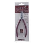 The Beadsmith Flush Cutters – 5.25-Inches (133 mm) Jewelry-Making Tool w/Tungsten Carbide Blades, PVC Comfort Grip, & Double-Leaf Springs
