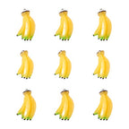 Craftdady Fruit Dangle Charms Pendants Cute Resin Food Pendants Apple Orange Pineapple Strawberry Pendants Lovely Vegetable Mushroom Charms for DIY Craft Earring Bracelet Necklace Jewelry Making - color: Yellow, Banana