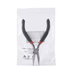 Beadthoven 1Set Flat Nose Pliers 5 Inch Smooth Jaw Pliers for Jewelry Making Wire Rapping Bending Gunmetal - color: Gunmetal, size: Flat Nose Pliers