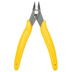 HARFINGTON 5" Flush Cut Pliers Small Precision Wire Cutter Side Cutter Diagonal Cutting Pliers for Jewelry Model Electronic 3D Print, Yellow - color: Yellow