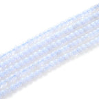 90pcs Adabele Natural Blue Lace Agate Healing Gemstone 4mm Small Round Beads Gem Stone Spacer for DIY Craft Jewelry Making GE11-4 - color: Blue Lace Agate, size: 4mm (90pcs/1 Strand)