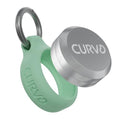 CURVD Premium Carrying Case Durable Travel Keychain Container, Medicine Pill Organizer, Travel Pill Box, Small Waterproof Holder for Pills, Earplugs, Compatible with Loop, Vibes & Eargasm - color: Mint