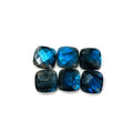 Natural Stone Pendants Faceted Flash Labradorite Stone Beads Flash Crystal Gemstone Charms for Jewelry Making Necklace Bracelet Gift - color: square
