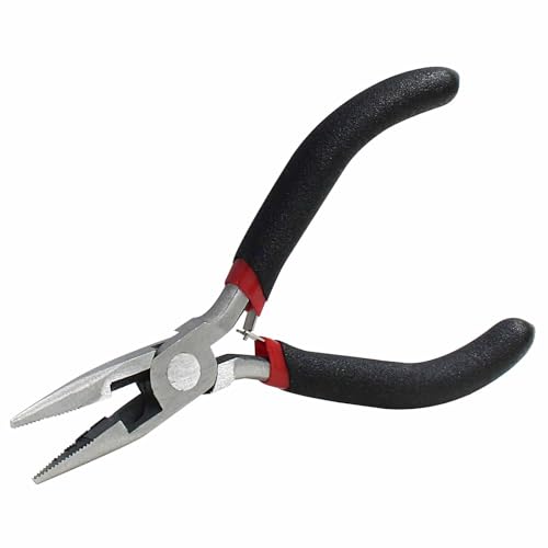 12cm/4.72" Needle Nose Pliers For Jewelry Making, Long Nose Pliers Wire Cutters, Chain Nose Pliers with Wire Cutter, Jewelry Making Tool for Handcraft Hobby DIY Jewelry Work - style: Needle Nose Pliers