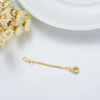 14k Gold 0.5"/1"/1.5"/2"/3" Necklace Bracelet Extender Chain, Necklace Extender Gold 14k, Durable Removable Gold Chain Extender, Gold Extension Chain for Necklace Anklet - color: style 3(Yellow)-Lobster Clasp, size: 3inch
