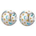 Clip Stopper Spacer Charms for Bracelets Necklaces, Compatible with Pandora,Jewery Mking DIY - style: Spacer Glow-in-the-dark Stars and Moon