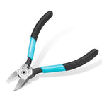 DURATECH 5-Inch Professional Wire Cutter, Wire Snips with CNC Machined Edges, CR-V Thickened Flush Cutter, Ultra-Sharp Small Wire Cutters for Crafting, Electronics, Zip Ties, and Jewelry Making