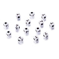 240pcs Opaque Acrylic Letter T Cube Beads White Plastic Alphabet Loose Spacer Square Beads 4-5mm for DIY Name Bracelet Necklace Jewelry Crafts Making Hole: 1.8mm - color: Letter T#White and Black