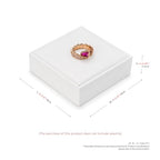 PU Leather Jewelry Stand Display Holder Jewellry Display Showcase for Rings, Earrings, Necklace (White) - size: 3.15" x 3.15" x 0.98"