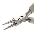 The Beadsmith Round Nose Pliers, 6.25 inches (159mm), Polished Steel Head with Elongated Handle & Double-leaf Spring - style: Round Nose