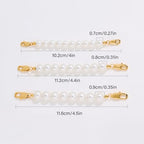 FAMARINE Gold Silver Necklace Extender Chains for Women - color: gold D