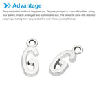PATIKIL Letter Charm, 50pcs Alphabet Initial Pendant Charm Bulk DIY for Jewelry Making Bracelets Earrings Necklace - style: G
