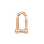 14K Gold Jewelry Clasp Necklace Extender Clasp Bracelet Extension Connector for DIY Necklace Bracelet Anklet Jewelry Making (Style 11-Rose) - size: Style 11-Rose