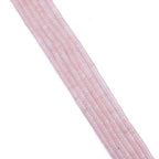 BEADIA Natural Rose Quarts Crystal Spacer Beads Caps Loose Semi Gemstone for Beading Jewelry Making 4mmx2mm 38cm - color: Rose Quarts Crystal, size: Round 4mm x 2mm