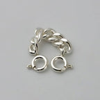 925 Sterling Silver Chain Extender Jewelry Necklace Lobster Clasps and Closures for Necklace Bracelet Jewelry Making Supplies(1piece) (3mm*2cm) - size: 3mm*2cm