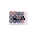 BEADIA Natural Indian Agate Rondelle Stone with Large Hole (5.5mm) Loose Semi Gemstone Beads for Jewelry Making 14mmx7.5mm 12pcs - color: Indian Agate, size: 14mm x 7.5mm