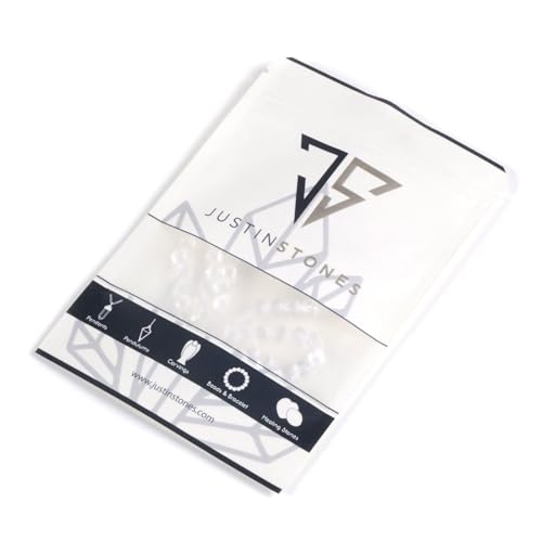 Clear Quartz 6mm Gemstone Triangle Faceted Round Loose Beads Strand 15.5" DIY Jewelry Making - color: Clear Quartz