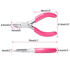 SPEEDWOX Mini Diagonal Pliers, 3" Wire Cutters Small with Pink PVC Handle, Jewelry Pliers for Beading Jewelry Making DIY Craft Hobby Supplies - style: 3" Diagonal Pliers