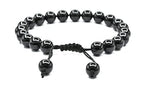 Amazing Gemstone Black Tourmaline Bracelet for Women Men's Gifts - Protection Healing Crystal Bracelet - 8mm Gemstone Beaded Adjustable Bracelet Pulseras Para Hombres Mujer Stocking Stuffers - color: Black Tourmaline