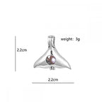 MilkyWay Wish Pearl Necklace Kit, DIY Necklace Making Kit, lotus Necklace Cage Locket Cultured Pearl in Oyster Set, 16.9", Surprise Gift For Wife, Girlfriend,Mother - color: C