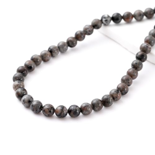 6mm 60pcs DIY Natural Flame Stone Yooperlite Beads Round Healing Crystal Gemstone Loose Beads for Jewelry Making Handmade Bracelet Necklace - color: Flame stone Yooperlite, size: 6mm
