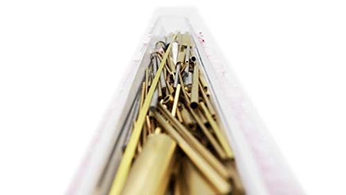K&S Precision Metals Bundle O'Metal 3408 – Assorted Brass, Copper & Aluminum Cutoffs for DIY Crafts, Jewelry, Modeling, Home Décor, Made in USA