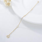 14K Gold Chain Extender for Women, Yellow Gold/White Gold/Rose Gold Adjustable Gold Necklace Anklet EXtension Chain, Available in 2/3/4 Inch - color: Yellow Gold, size: 4 Inch