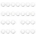 UNICRAFTALE Stainless Steel Alphabet Link Charms from A to Z Letter Pendants Connectors for Earring Bracelet Necklace Flat Round Metal Pendant DIY Earring Bracelet Making - color: Stainless Steel Color