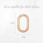 14K Gold Jewelry Clasp Necklace Extender Clasp Bracelet Extension Connector for DIY Necklace Bracelet Anklet Jewelry Making (Style 3-Rose) - size: Style 3-Rose