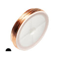 20 Gauge 1 Ounce (52.5FT) 99.9% Pure Copper Wire (Half Round) Dead Soft CDA #110 Made in USA by CRAFT WIRE - size: 20 Gauge, style: 1 Ounce