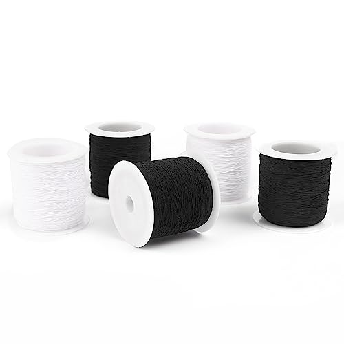 300m 0.3mm Elastic Beading Cord Thread Stretch String Cord Fabric Crafting String Rope Craft Strap for Bracelet Beading